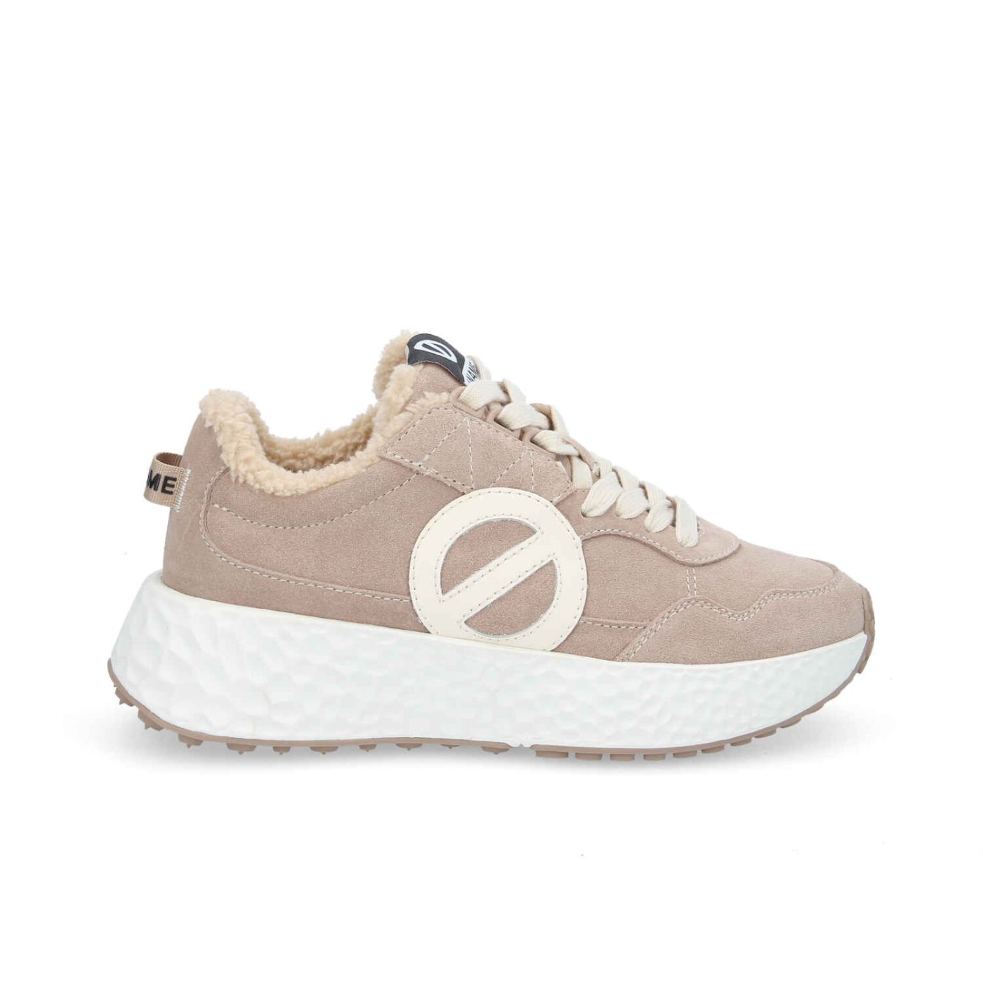 CARTER JOGGER W  -  SUEDE/COCOON  - NUDE/BIANCO SPORCO